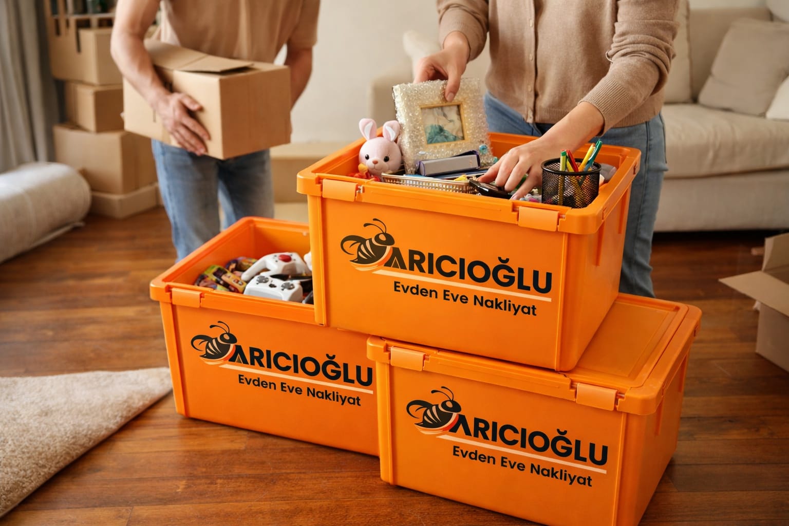 Sorgun ilçesinde evden eve nakliyat hizmeti veren Arıcıoğlu Nakliyat ekibi